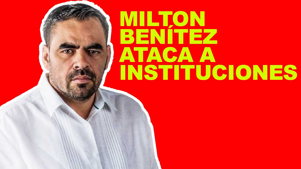 Milton Benítez ataca a importantes instituciones financieras